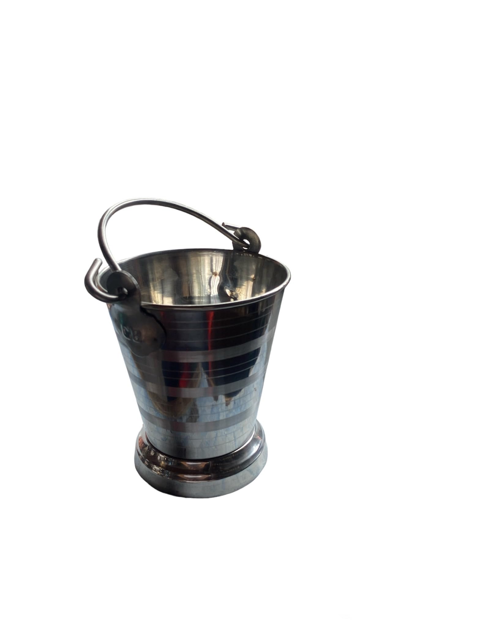 Premium 2L Stainless Steel Mini Bucket for Serving Dal, Vegetables & Pooja - Heavy Gauge Serving Dish for Home, Restaurant, Bar & Catering Use - Ideal for Indian Cuisine, Party Serving & Religious Ceremonies