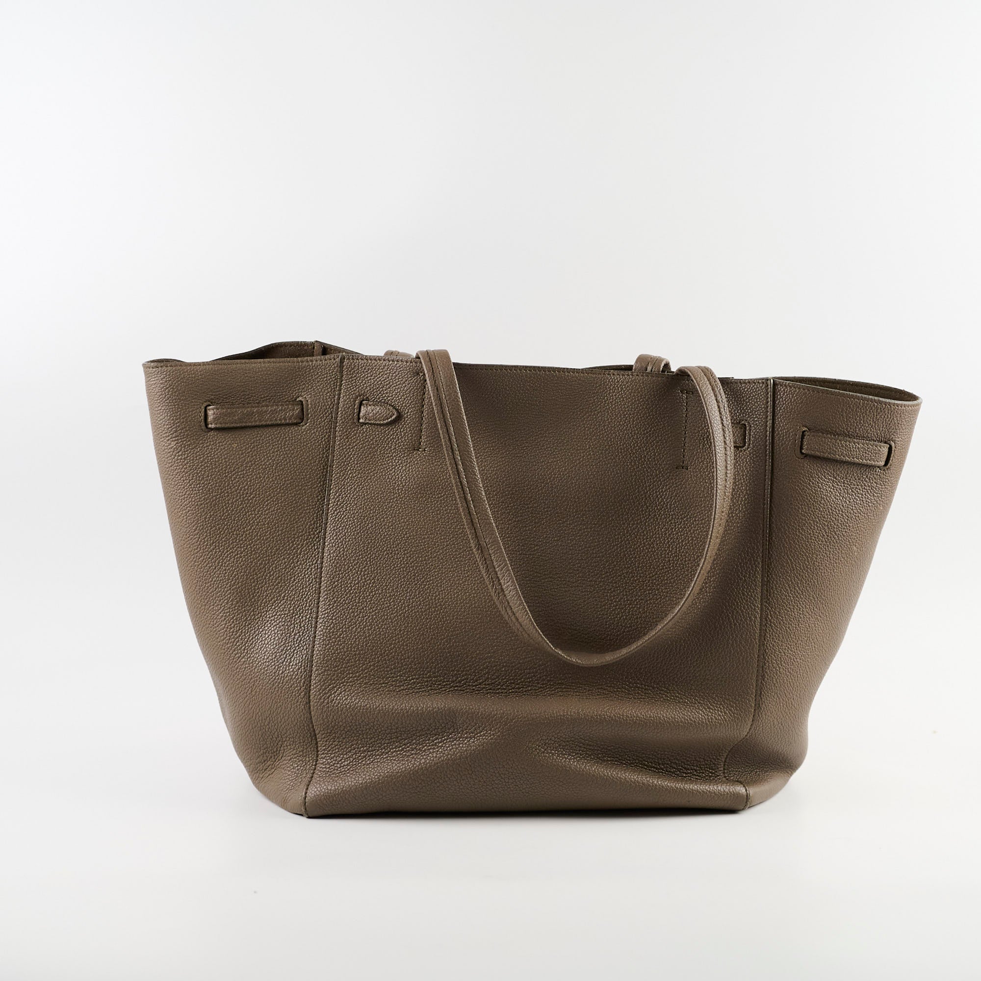 Celine Phantom Tote Bag Grey - Luxury Leather Handbag for Women | Perfect for Work, Travel & Everyday Use
