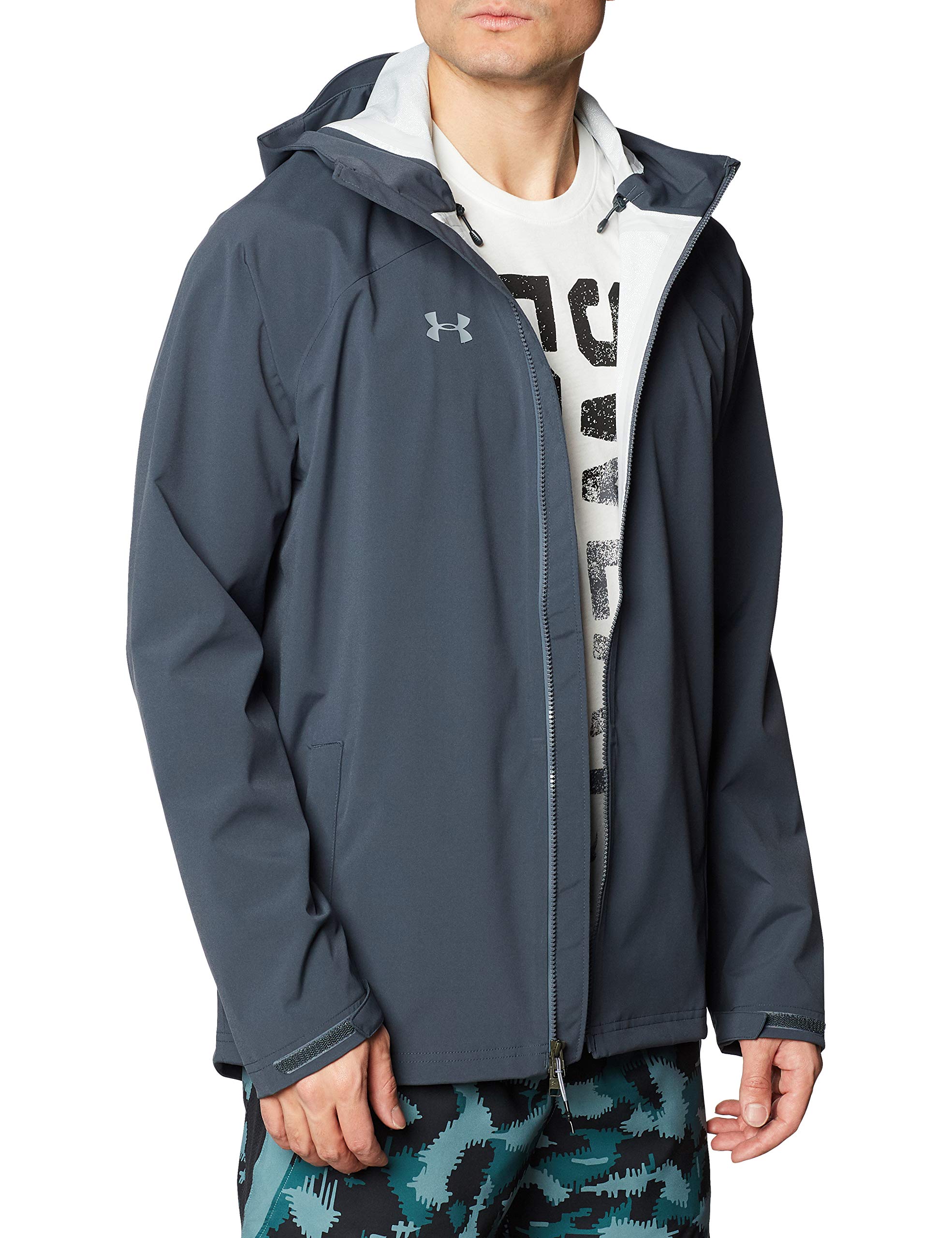 Under Armour Men's UA Storm Waterproof Rain Jacket - Lightweight Windproof Outdoor Jacket for Hiking, Running & Travel