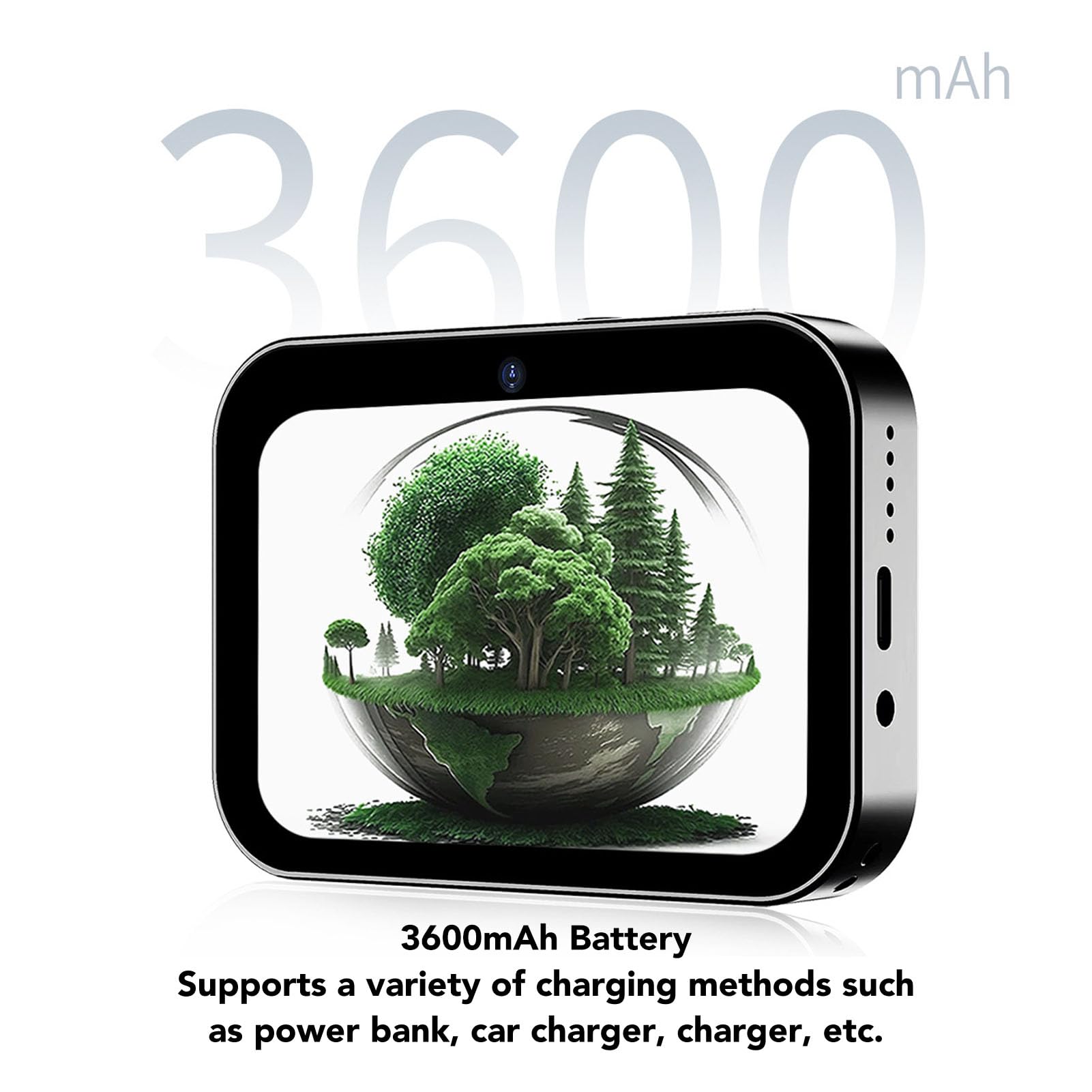 Tbest 4K Touchscreen Digital Camera - 64MP Video Camera with 3 Inch Screen, 120° Wide Angle Lens, 3600mAh Battery, Compact Design | Perfect for Travel Vlogging, YouTube Content Creation & Everyday Photography (Black)