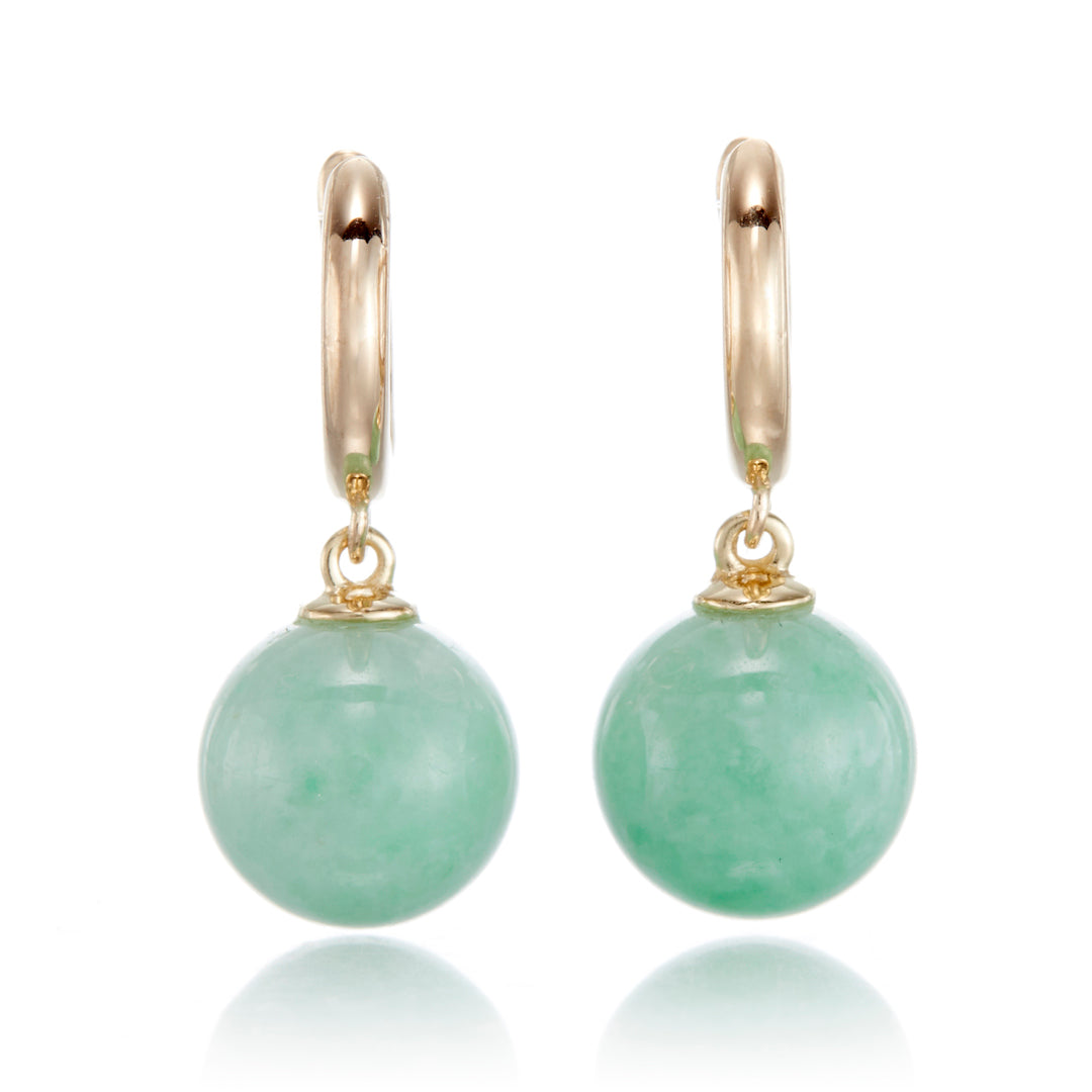 Apple Green Jade Soho Earrings – Elegant Handmade Jewelry for Women | Perfect for Parties, Weddings & Everyday Wear