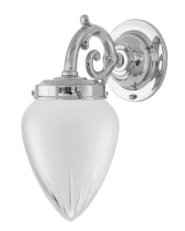 Topelius Polished Matte Glass Bathroom Lamp - Elegant Vanity Lighting for Modern Bathrooms & Powder Rooms