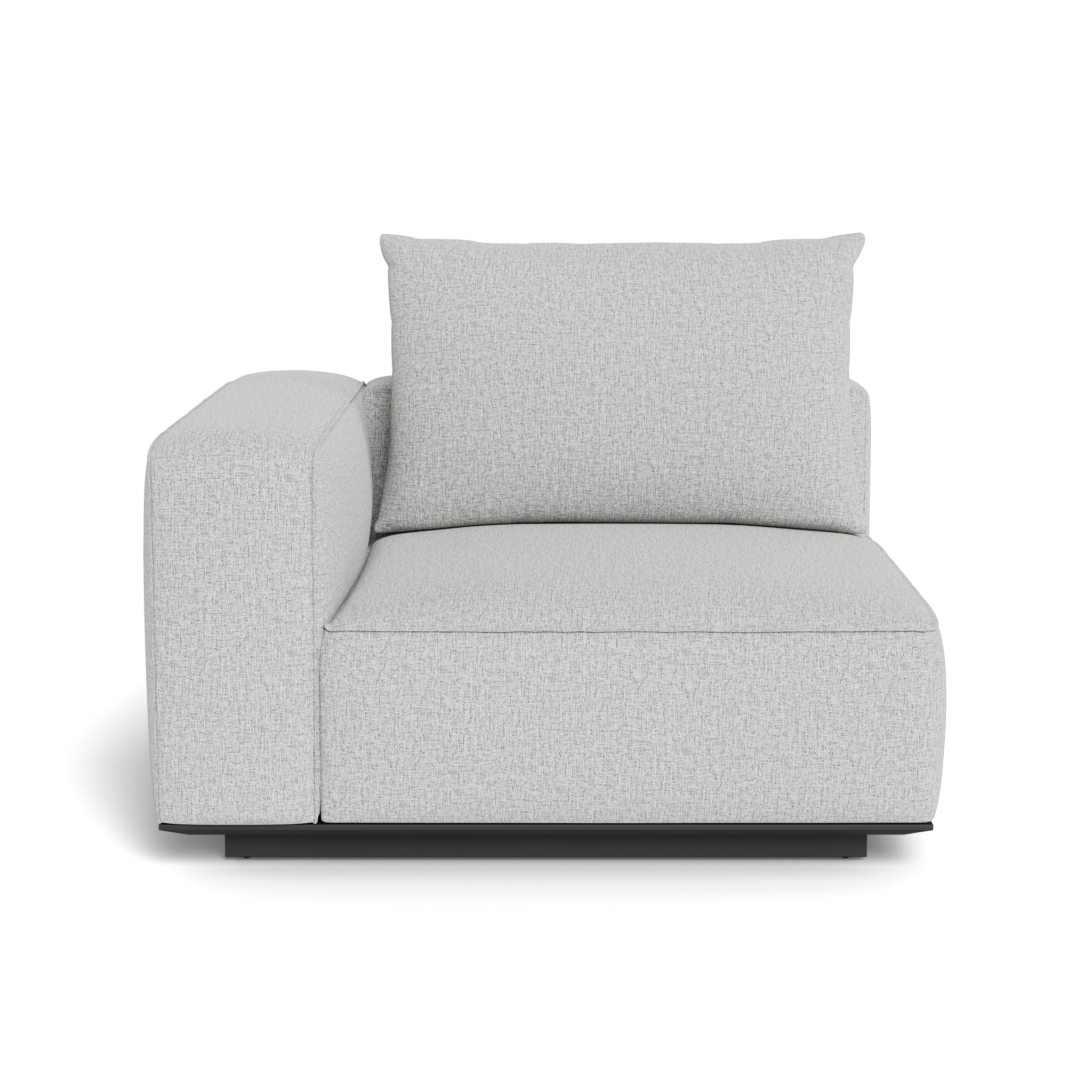 Santorini Outdoor Corner Left Sectional Sofa Set - Waterproof Wicker Patio Furniture for Garden, Poolside, Backyard & Balcony - Comfortable All-Weather Lounge Seating