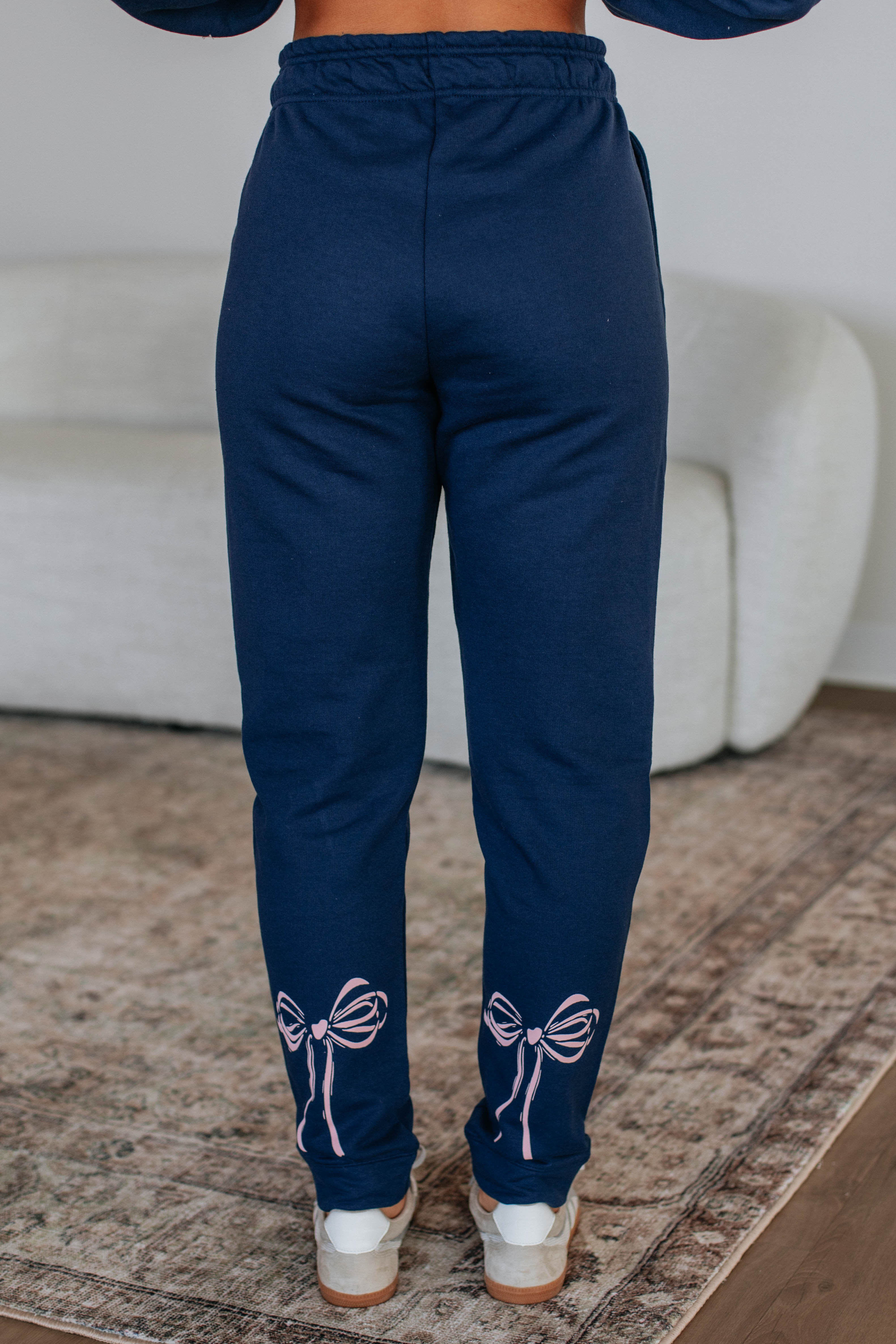 Bow Nita Joggers for Women - Comfortable High Waisted Yoga Pants with Pockets - Perfect for Running, Gym, Lounge & Travel