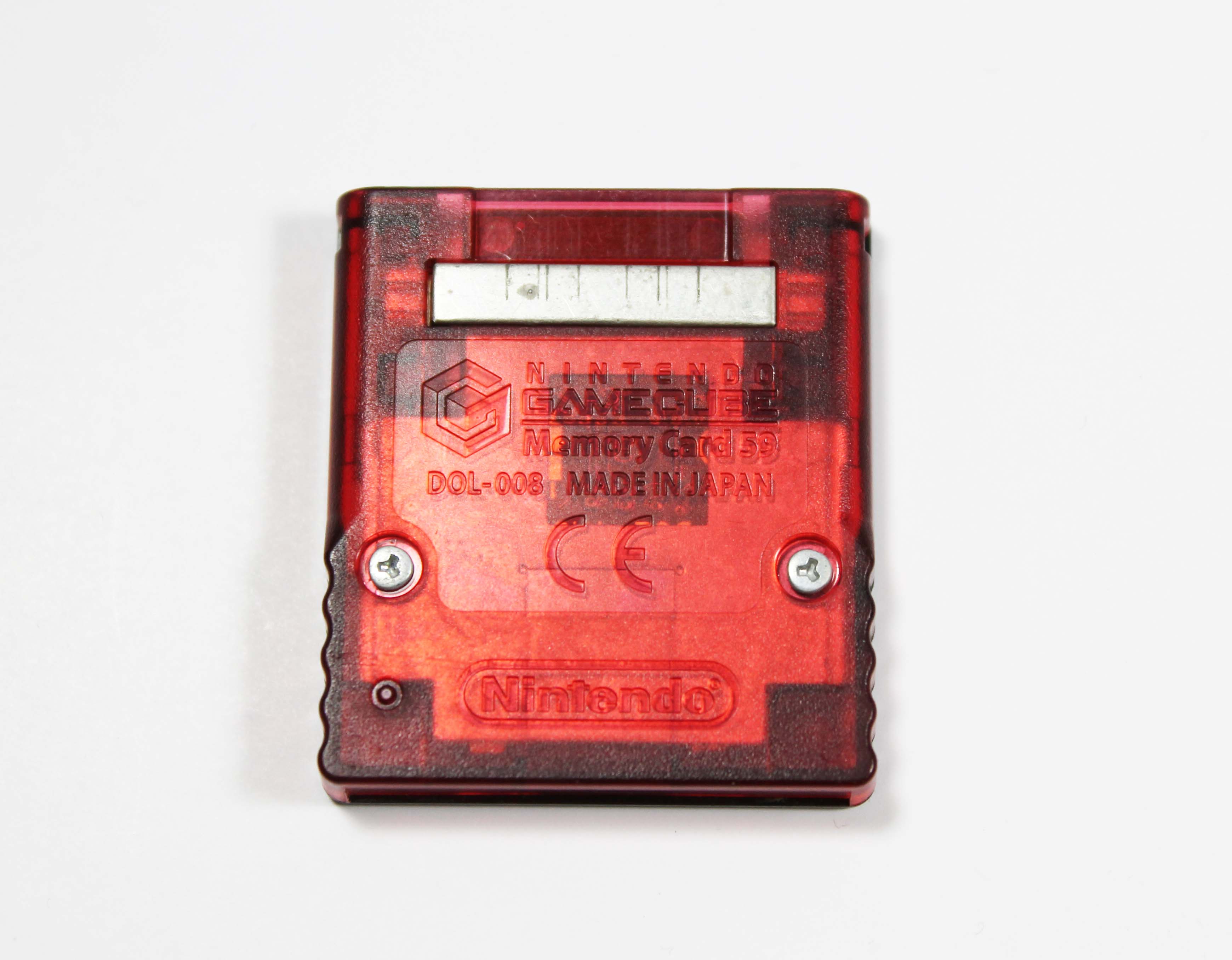 Original GameCube Memory Card 59 Blocks for Nintendo - Animal Crossing Edition (Black/Red) [DOL 008] - Save Game Data for Classic GameCube & Wii Consoles - Perfect for Animal Crossing, Super Smash Bros & More