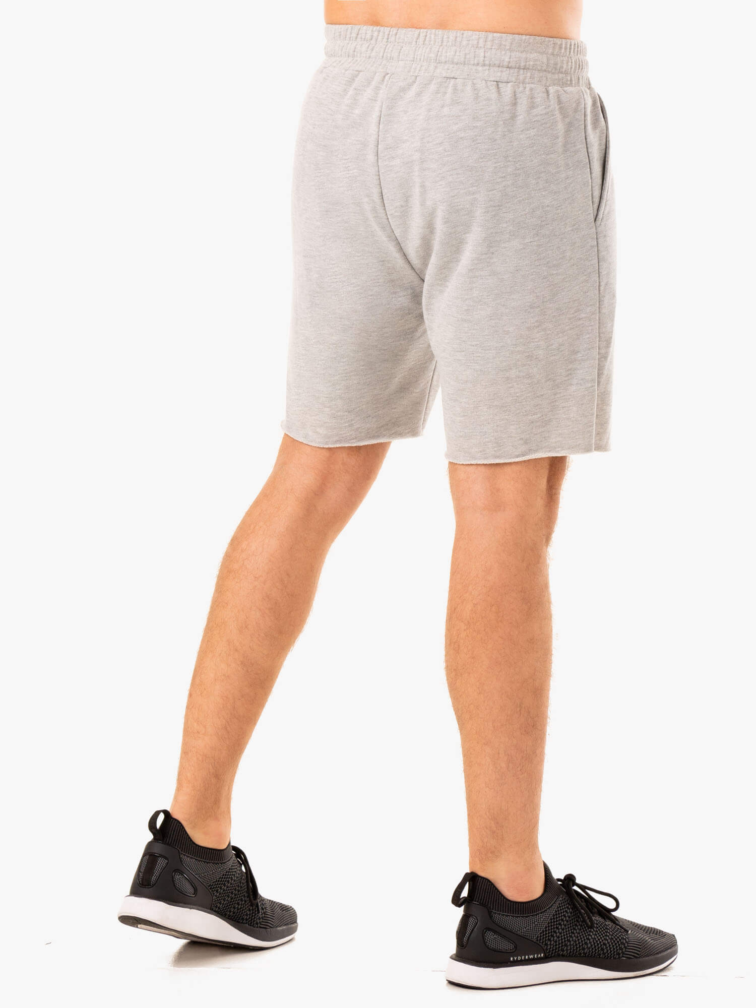 Recharge Track Gym Shorts - Grey Marl - Men's Workout Running Training Shorts for Gym & Active Lifestyle