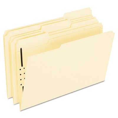 Fastener Folders with 1/3 Cut Tabs - Legal Size Manila File Folders (50 per Box) - Ideal for Office Organization & Document Storage