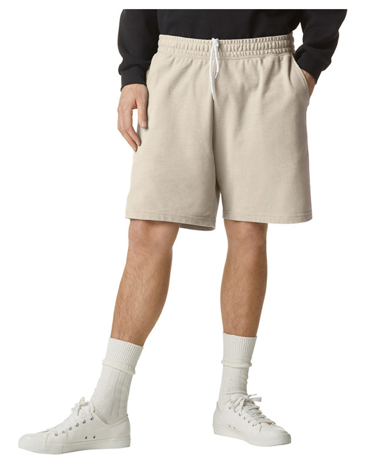 American Apparel 2PQ Unisex Pique Gym Shorts - Comfortable Athletic Workout Shorts for Men & Women - Perfect for Running, Yoga, Gym and Casual Wear