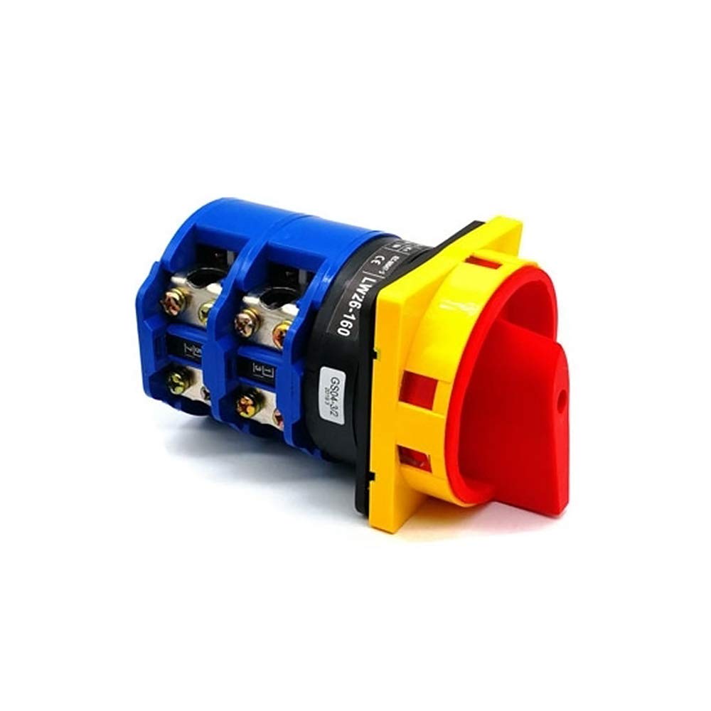 63A 4 Pole 2 Position Universal Rotary Cam Switch - ATO Safe & Reliable Changeover Switch for Industrial Equipment & Electrical Control Panels