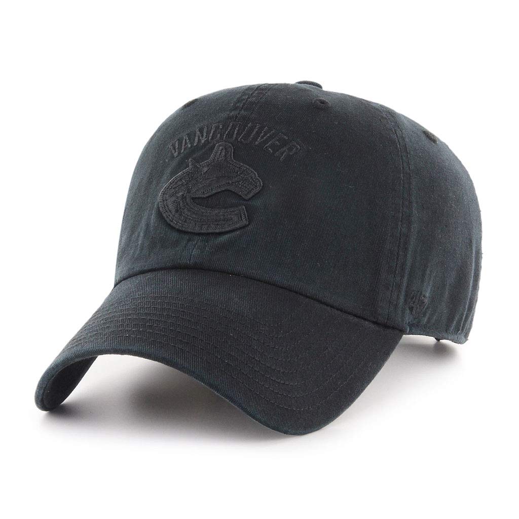 Vancouver Canucks NHL Black on Black Adjustable Snapback Hat for Men - One Size Fits All - Perfect for Game Day, Sports Events and Casual Wear