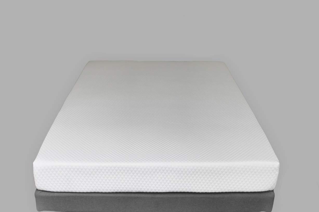 6 Inch Gel Memory Foam Hospital Bed Mattress - Medium Firm Support (35x80 Inches) | American Made, Pressure Relief for Patients & Elderly Care | Ideal for Home Healthcare & Medical Facilities