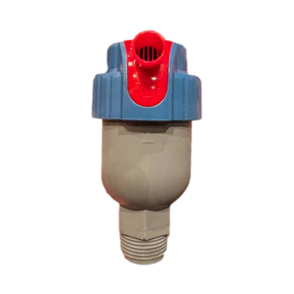 Netafim AV COMBO 050 Mini 1/2 Inch Combination Air Relief Vent - Irrigation System Valve for Drip Watering & Agricultural Pipes - Perfect for Farms, Greenhouses & Hydroponic Gardens