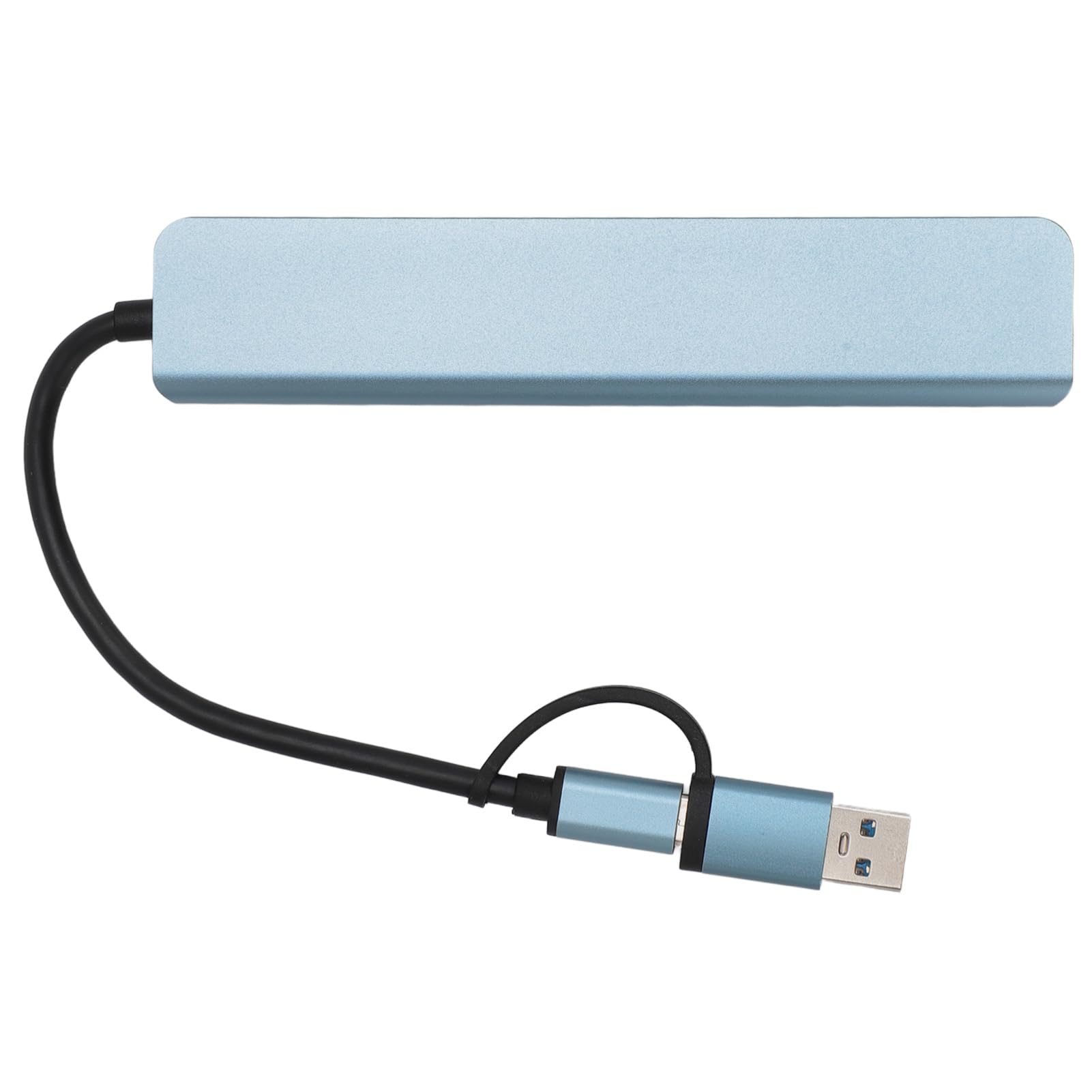 8-in-1 Multi-Port USB C Hub with Card Reader - High-Speed USB 3.0/2.0 Data Transfer for Laptop, Phone & Tablet - Perfect for Home Office, Travel & Remote Work
