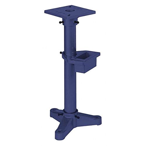 Palmgren Grinder Pedestal Stand GS32 - 31-3/4 Inch Height, 1-Pack (9670101) | Heavy-Duty Workbench Support for Bench Grinders & Workshop Tools