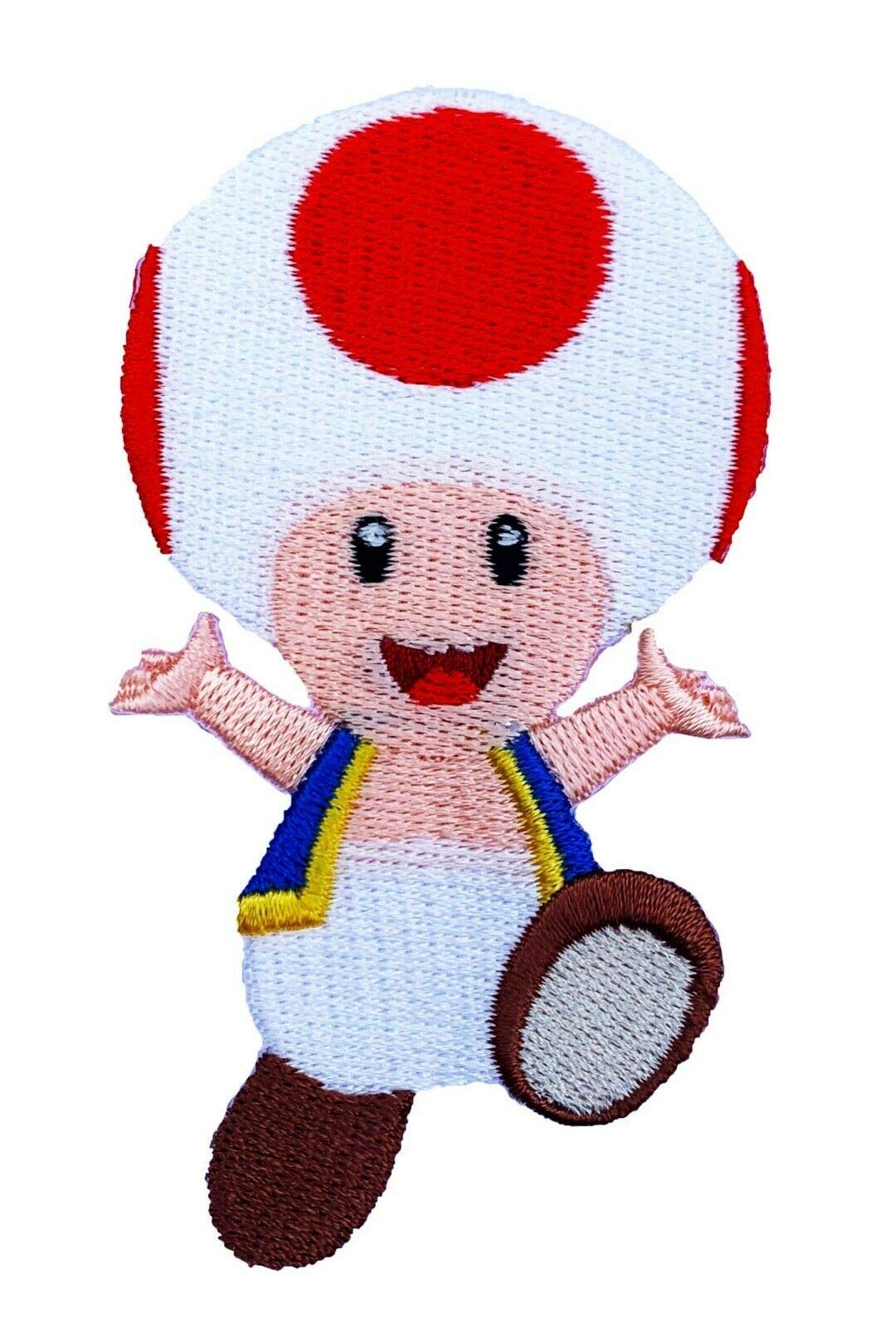 ShillCat Super Mario Bros Embroidered Iron-On & Sew-On Patch - Perfect for Backpacks, Jackets, and DIY Costume Designs