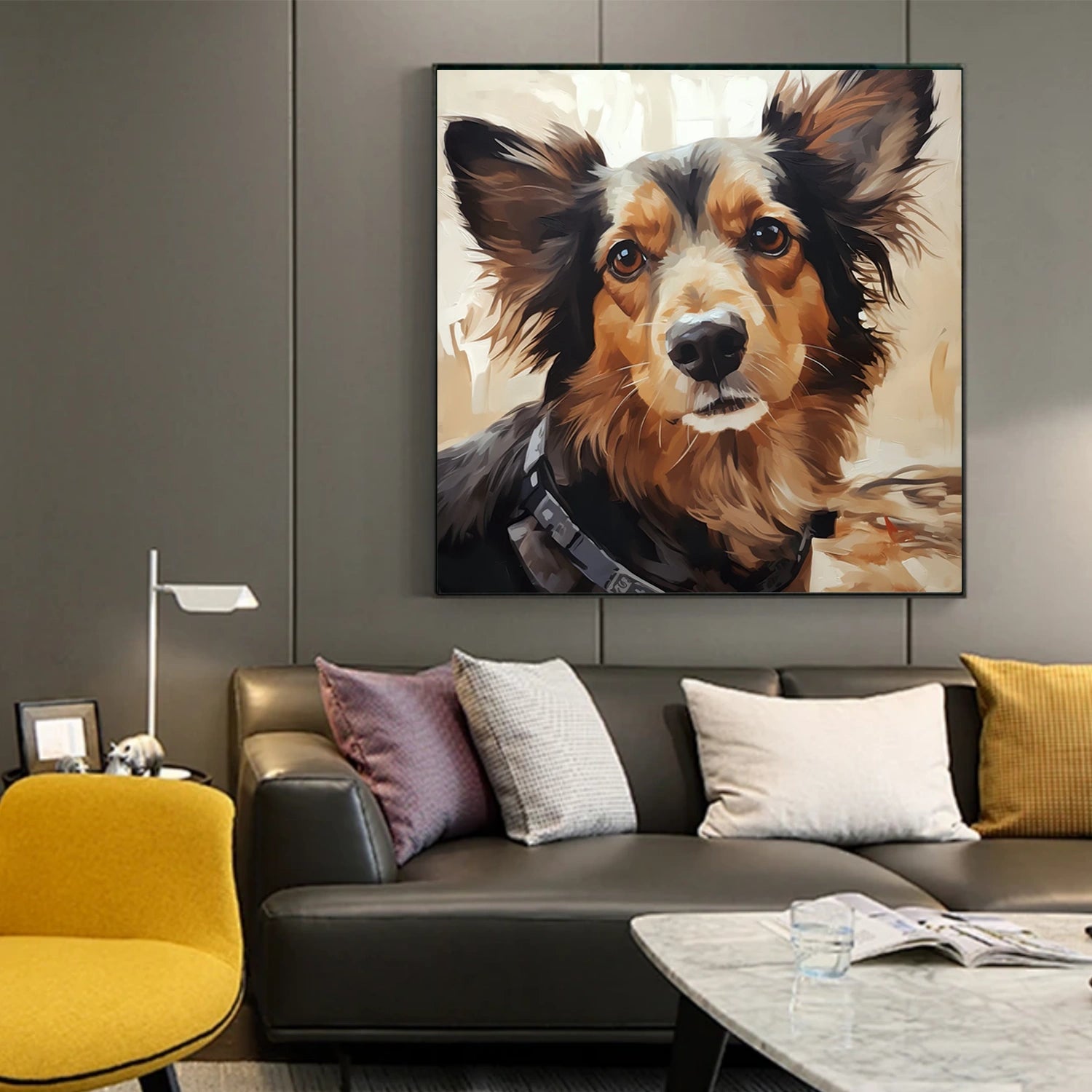 Animal Art Painting #AP132 - Handmade Wildlife Canvas Art for Home & Office Decor | Perfect for Living Room, Bedroom, or Gift