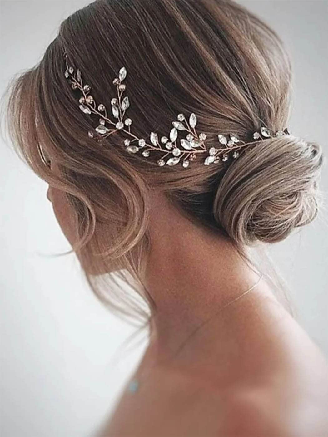Crystal Bridal Hair Vine - Silver Wedding Hair Accessory for Bride