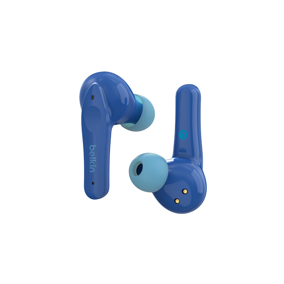 Belkin SoundForm Nano True Wireless Earbuds for Kids - Blue | Bluetooth Headphones for Children | Perfect for School, Travel & Playtime