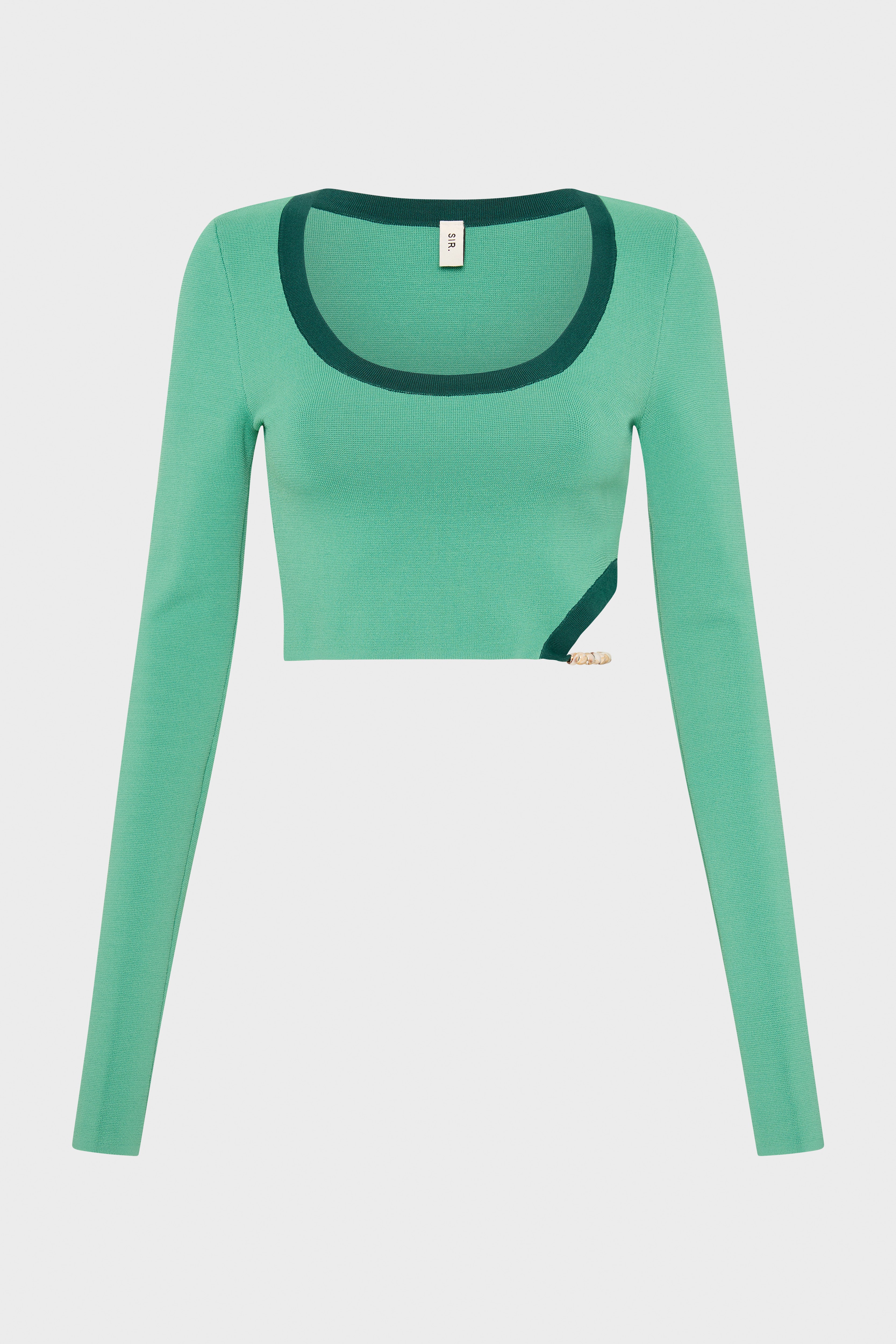Salvador Women's Long Sleeve Crop Top - Fashionable Casual & Party Wear for Fall/Winter