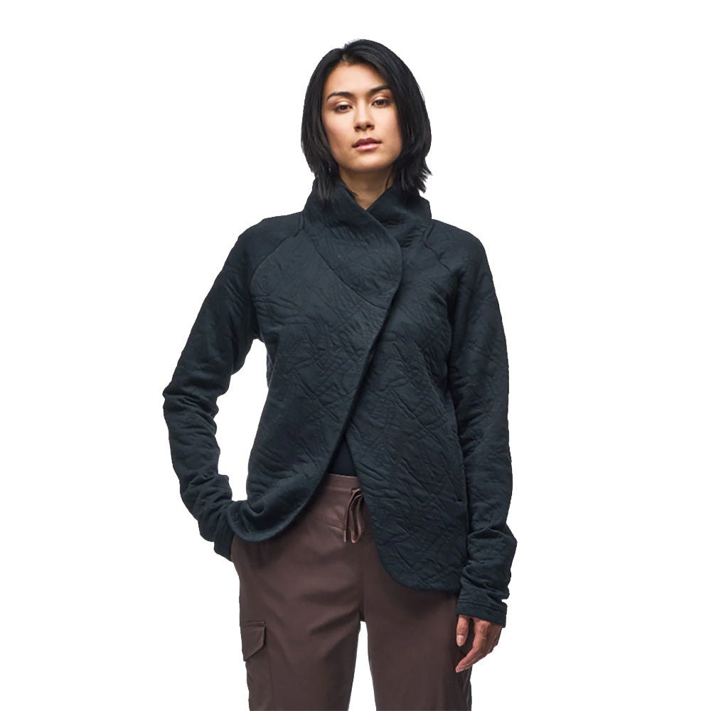Indyeva Alivio Knit Women's Cardigan Sweater - Soft Lightweight Open Front Long Sleeve Wrap Cover Up for Casual Outfits & Office Wear