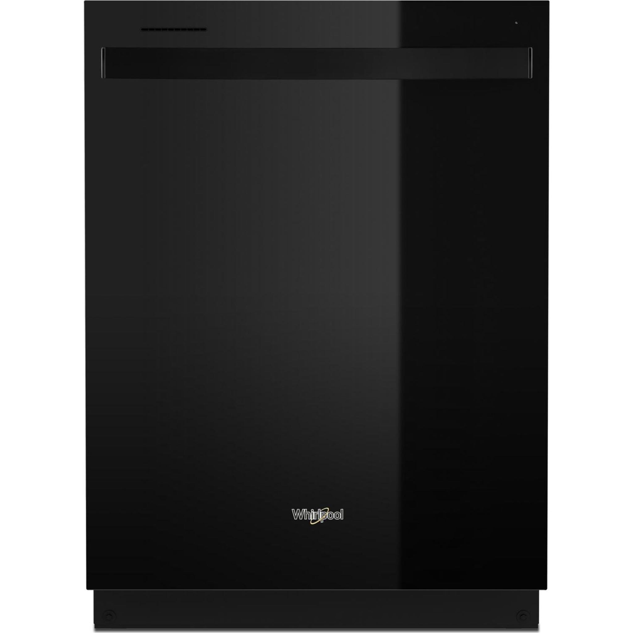 Whirlpool WDT750SAKB 24 Inch Built-In Dishwasher with Stainless Steel Tub - Black | Energy Star Certified | Quiet Operation | Perfect for Small Kitchens and Apartments