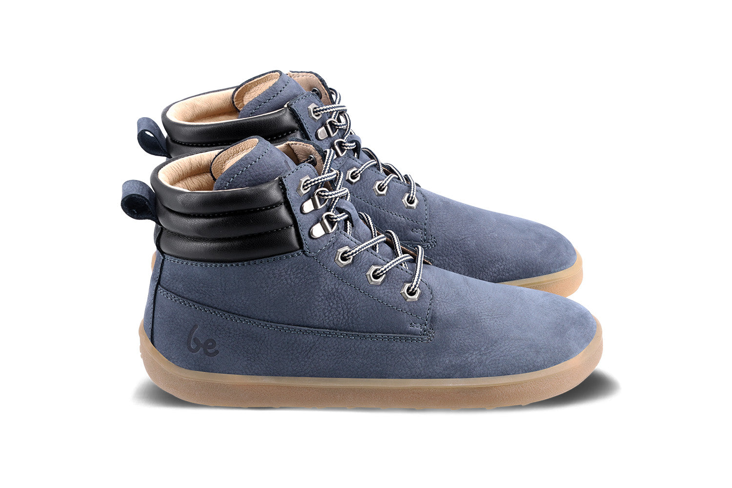 Barefoot Boots for Women - Be Lenka Nevada Neo Dark Blue | Minimalist Comfort Shoes for Walking, Hiking & Everyday Wear