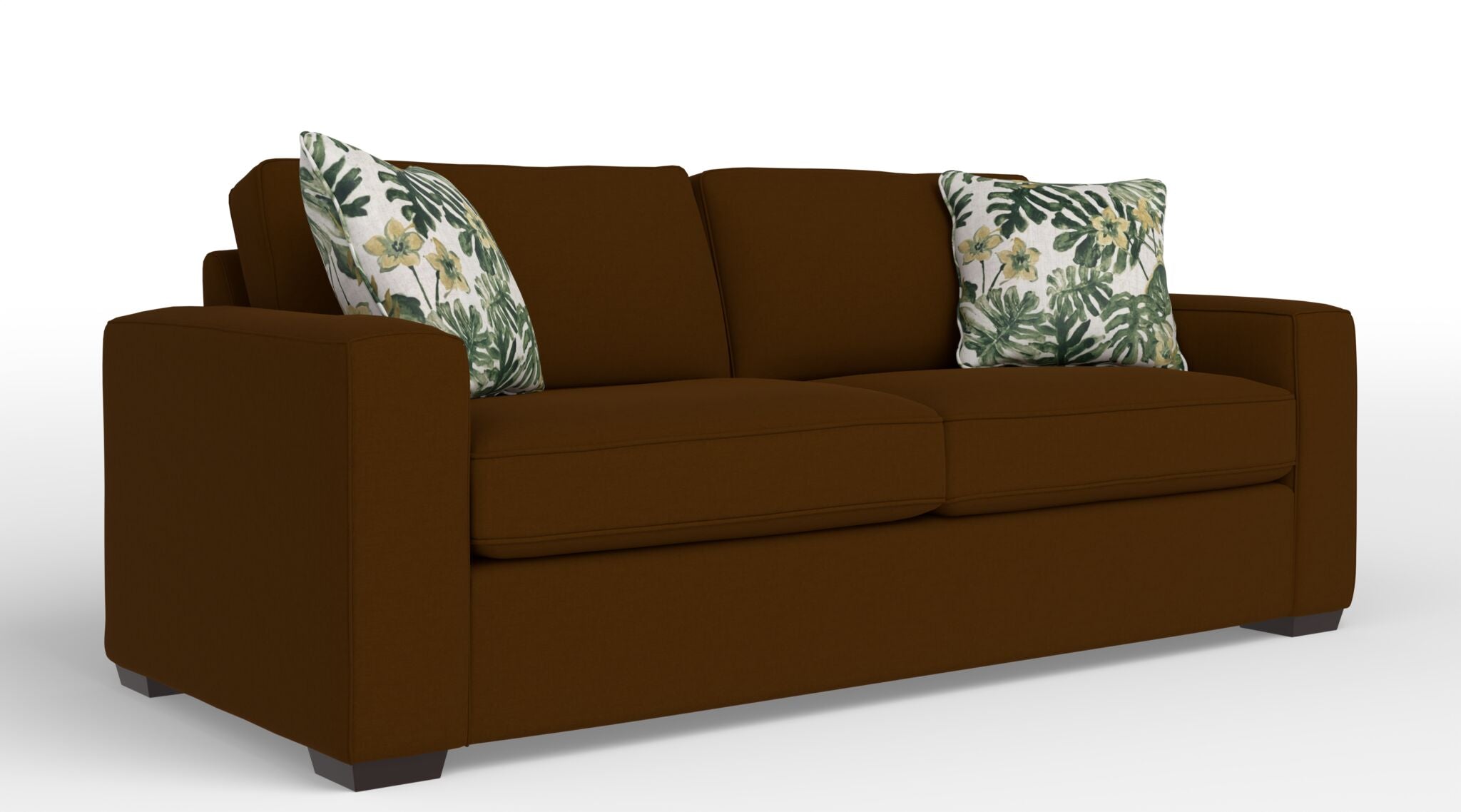 Celeste Queen Sofa Bed with Innerspring Mattress in Lido Gold - Convertible Sleeper Sofa for Small Spaces, Guest Room & Apartment Living