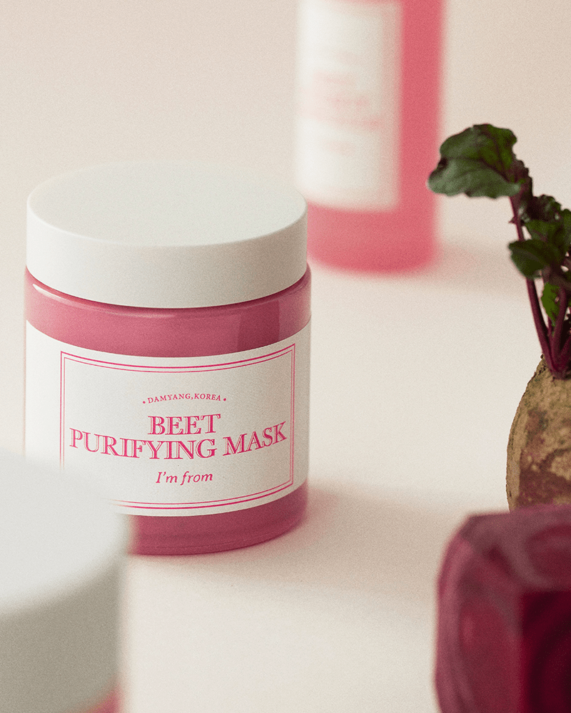 I'm From Beet Purifying Mask - Deep Cleansing & Pore Minimizing Face Mask for Acne-Prone Skin | Korean Skincare for Glowing Complexion | Perfect for Daily Detox & Pre-Makeup Prep