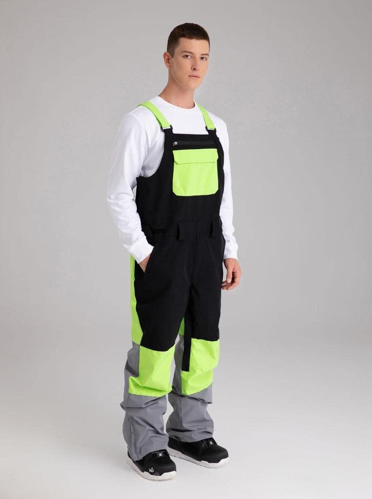 SEARIPE Women's & Men's Insulated Snow Bib Overalls - Adjustable Waterproof Ski Pants for Hiking, Climbing & Winter Sports | Durable Wear-Resistant Design for Cold Weather Adventures