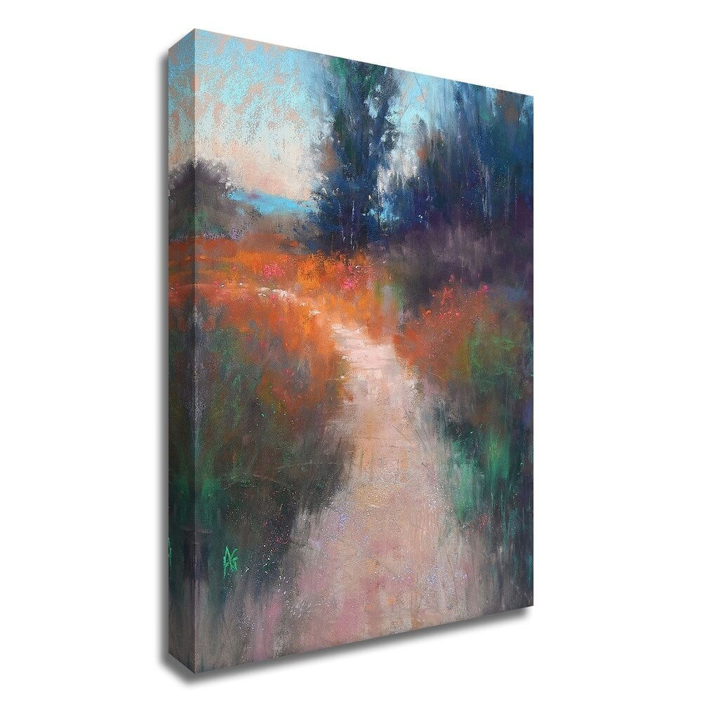 Behind the Trees by Alejandra Gos - Premium Canvas Wall Art Print - Ready to Hang - Perfect for Living Room, Bedroom & Office Decor