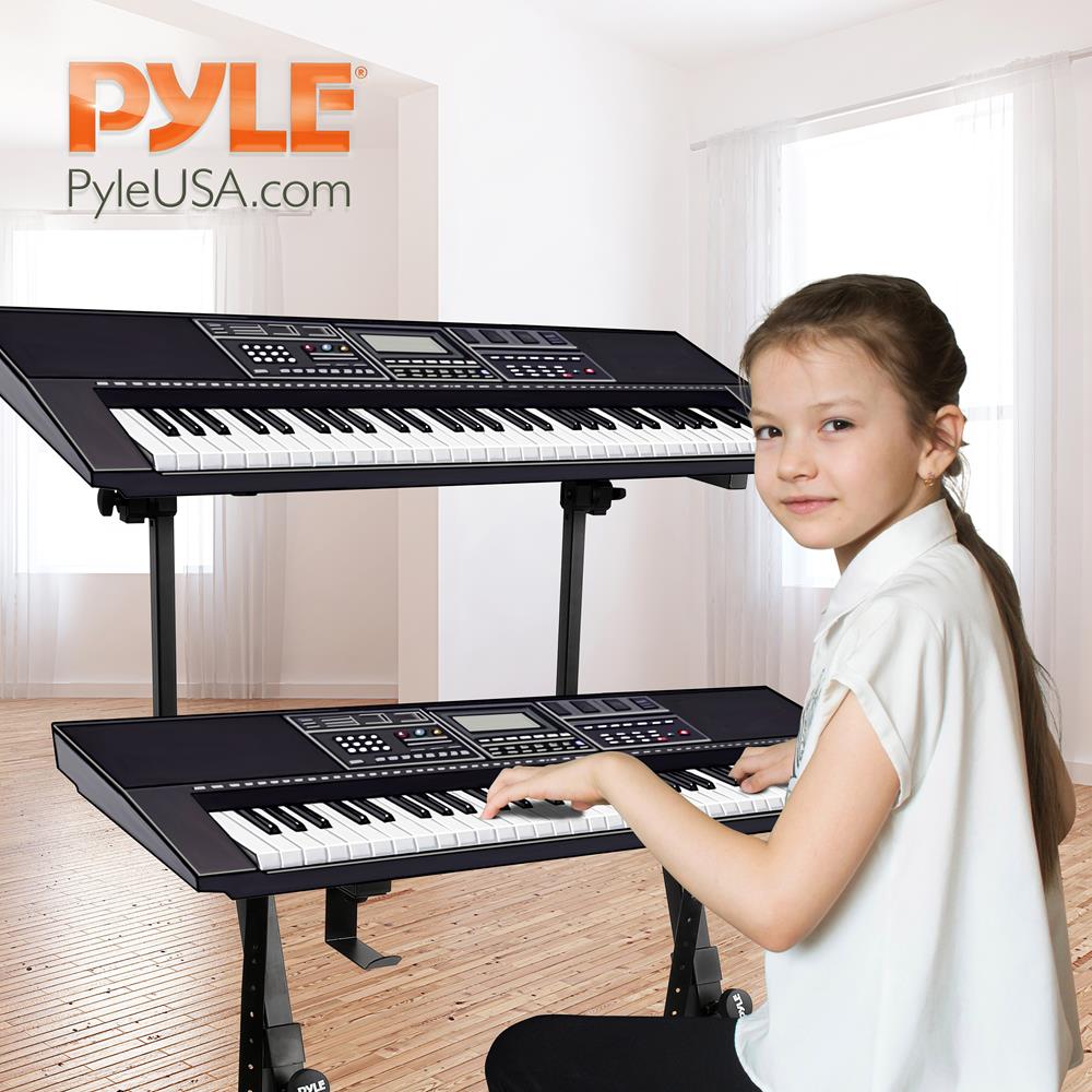 2nd Tier for Z Keyboard Stand - Heavy Duty Adjustable Second Tier Add-on for Music Stands | Perfect for Home Studios, Live Performances & Keyboard Players