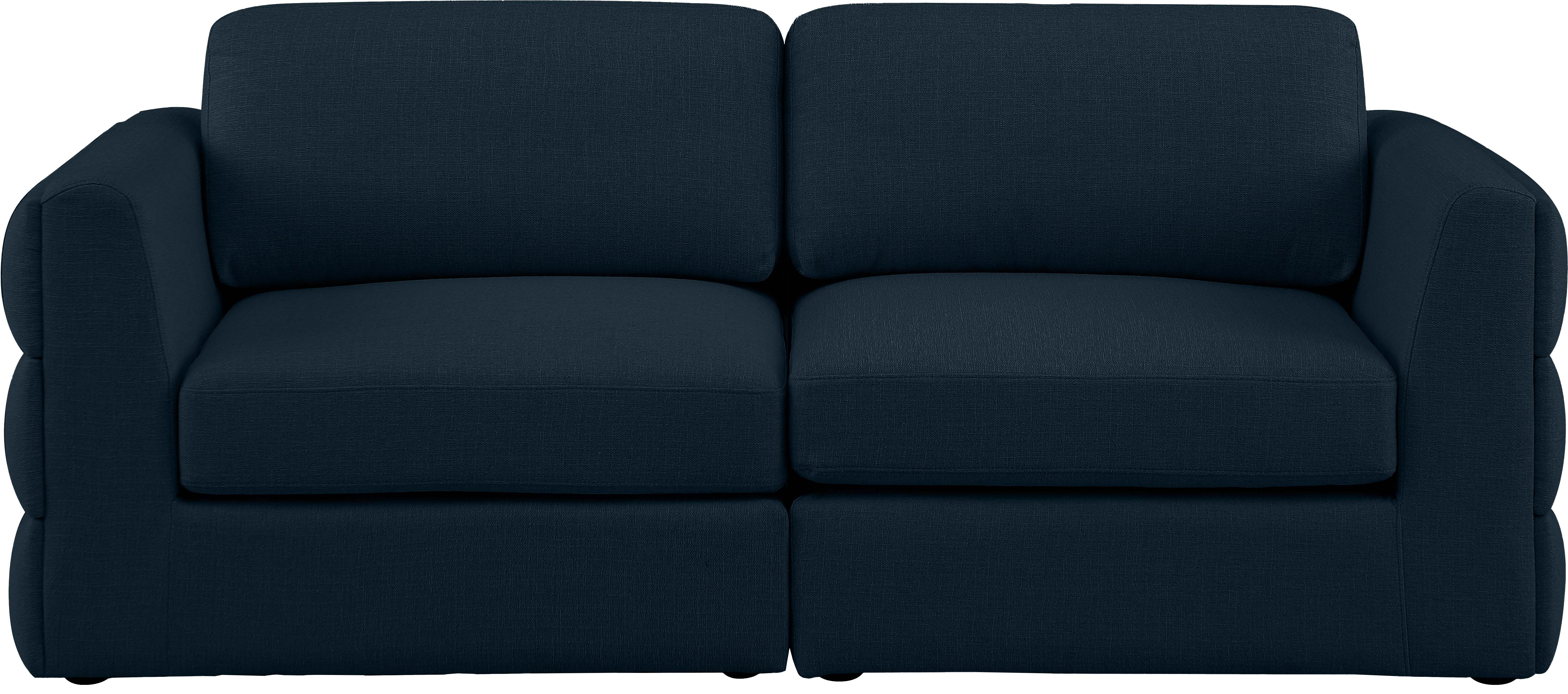 Beckham Durable Linen Textured Fabric Modular Sofa - Modern Sectional Couch for Living Room, Lounge & Home Theater - Washable Removable Covers, Easy Assembly