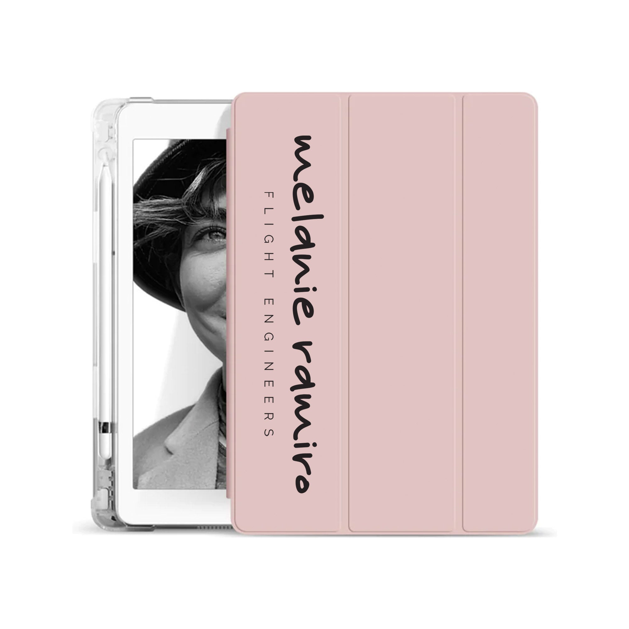Premium iPad See-Through Case with Signature Design - Slim Protective Cover for iPad Air/Pro (6th/5th/4th Gen) | Perfect for Office, School & Travel Use