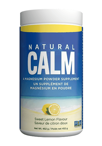 Natural Calm Magnesium Citrate Powder - Sweet Lemon Flavor, 16 oz | Stress Relief & Sleep Aid, Muscle Relaxation for Women & Men | Perfect for Nighttime Relaxation & Post-Workout Recovery