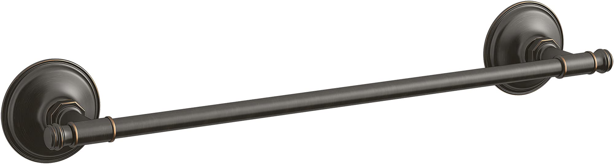 Kohler Eclectic Towel Bars - Modern Bathroom Towel Rack for Home & Hotel Use - Brushed Nickel Finish - Durable & Stylish Bath Accessory for Hand Towels & Washcloths (Perfect for Bathroom, Spa, or Guest Room Decor)