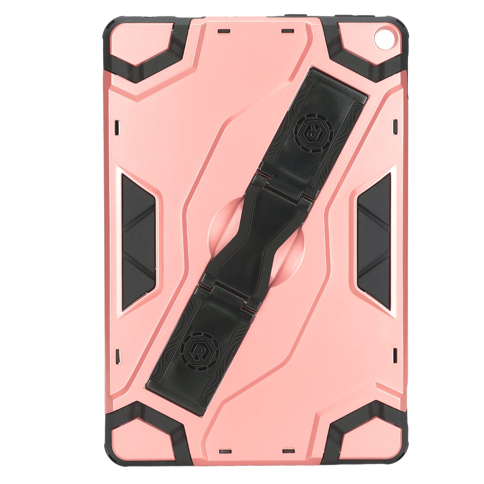 Heavy Duty Shockproof Tablet Stand Case for Kindle Fire HD 10/10 Plus - Ultra Thin TPU Shell with Durable Hard PC Back Cover (Rose Gold) | Perfect for Reading, Watching Movies & Hands-Free Video Calls