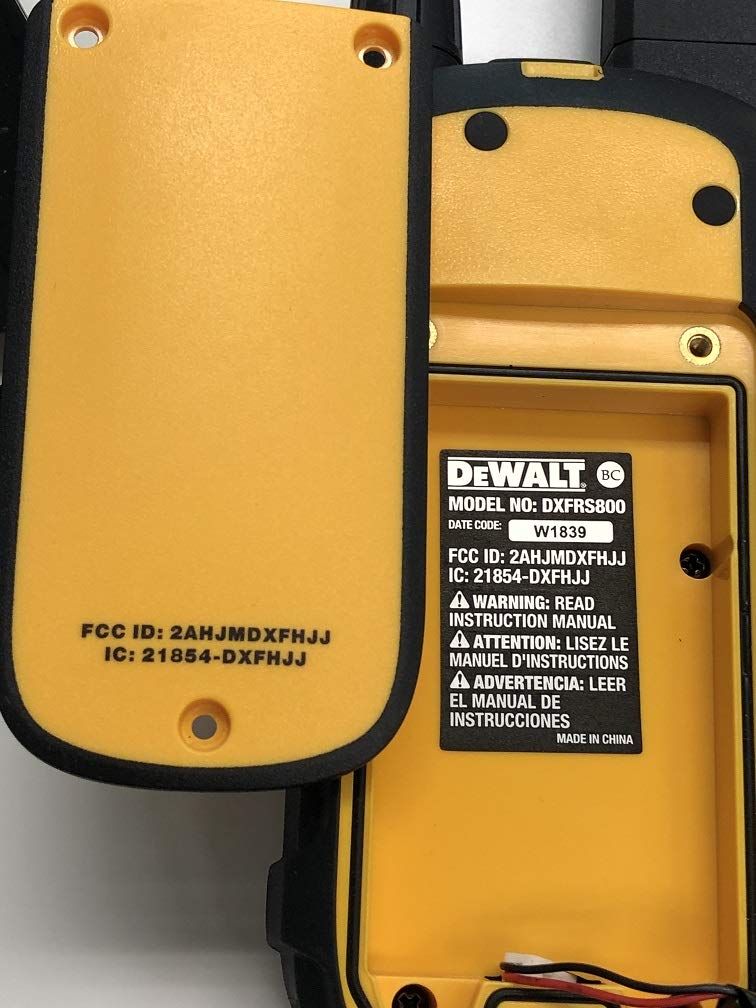 DEWALT DXFRS800 Heavy Duty Walkie Talkies (2 Pack) with Motorola 53724 Remote Speaker Microphone - Long Range Two-Way Radios for Construction, Warehouse & Outdoor Adventures