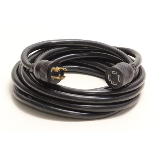 Century® SJTW Heavy Duty Lighted Triple Tap Generator Extension Cord - 25ft, 12 Gauge, 15A, 125V - Perfect for Power Tools, Outdoor Equipment & Emergency Backup Power