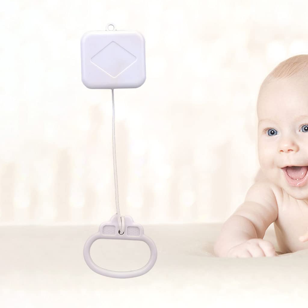 **Baby Crib Music Box with Pull Cord - Soothing Lullabies for Newborns & Toddlers - Perfect for Nurseries, Bedtime, and Baby Showers Gifts**