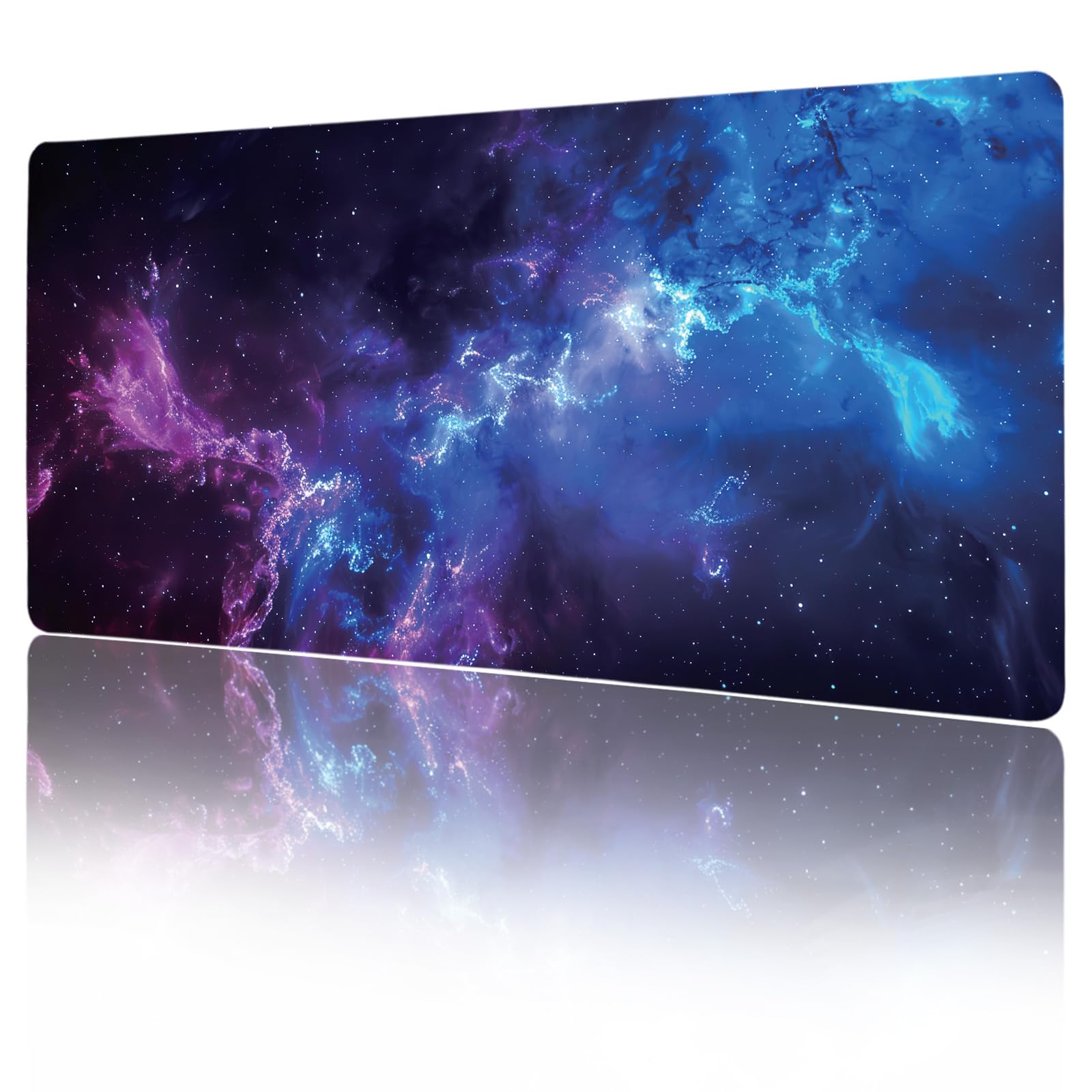 Galaxy XXL Gaming Mouse Pad & Desk Mat - 31.5 x 15.75 Inch Waterproof Non-Slip Extended Mousepad for Keyboard and Mouse - Perfect for PC Gaming, Office Work & Home Use
