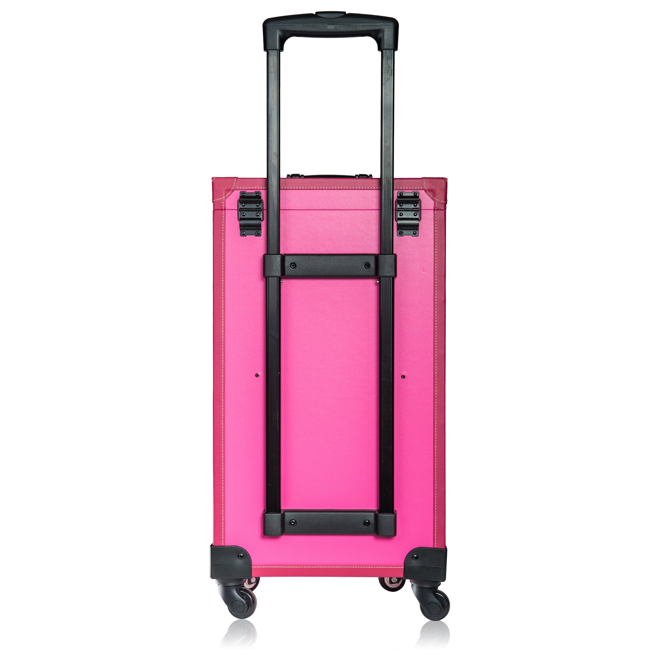 Professional REBEL Makeup Artists Multifunctional Cosmetic Trolley Train Case - Portable Beauty Storage Organizer for Salon, Travel & On-The-Go Makeup Artists