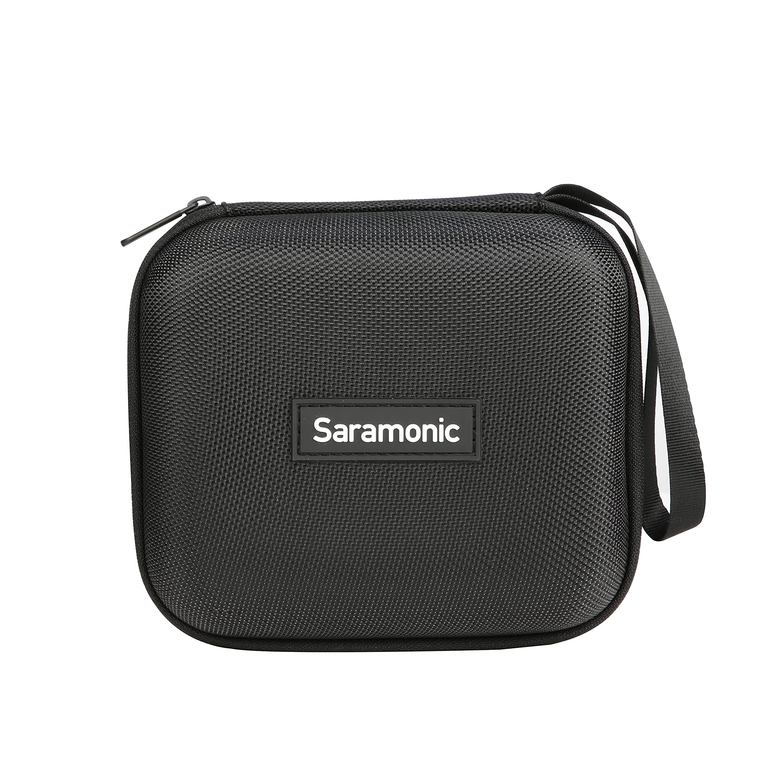 Saramonic SR-CS2 Zippered Clamshell Protective Case with Adjustable Strap for Headset & Lavalier Microphones - Includes Clips, Windscreens & Accessories - Perfect for Travel, Studio & Field Recording