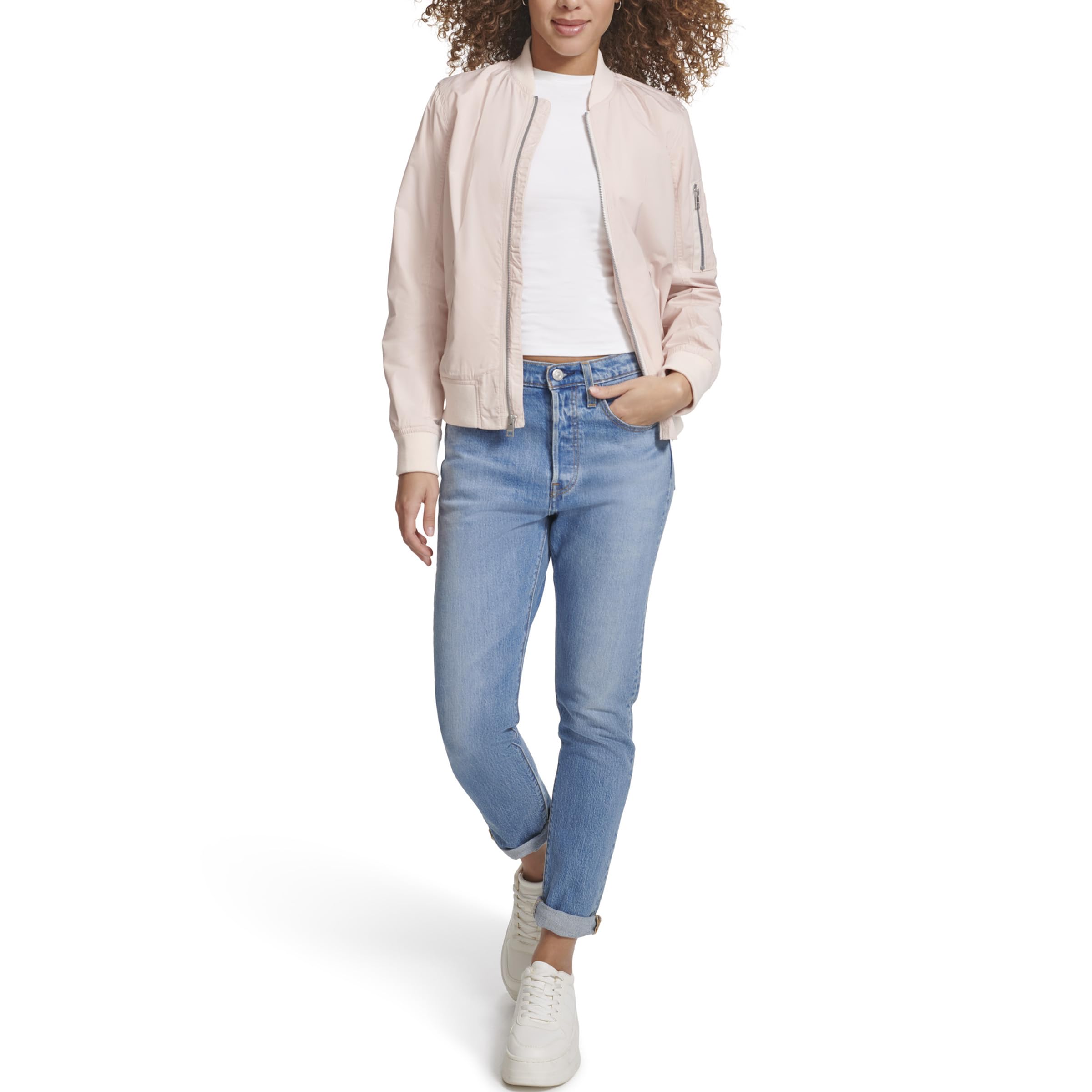 Levi's Women's Melanie Newport Bomber Jacket - Lightweight Casual Outerwear (Regular & Plus Size) | Perfect for Spring Layering, Streetwear Fashion & Everyday Wear