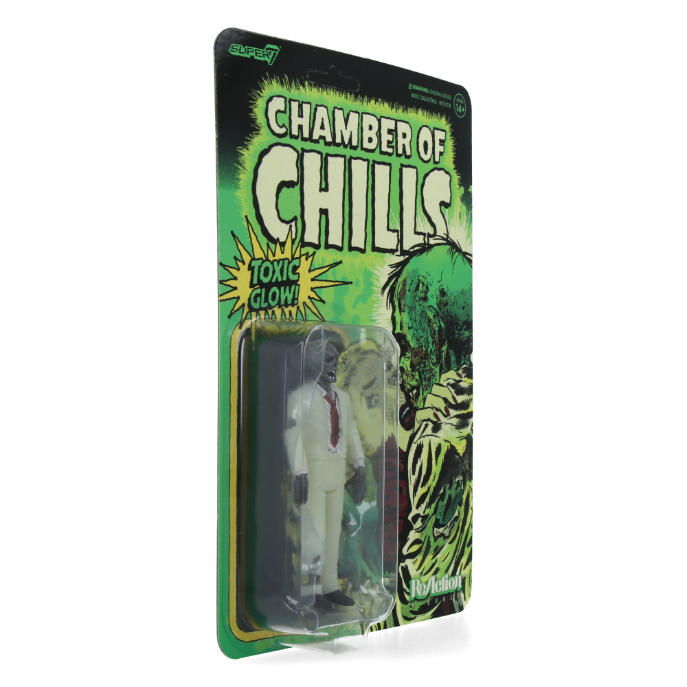 Glow-in-the-Dark Heartless Zombie Figure - Chamber of Chills 23 - Pre-Code Horror ReAction Collectible (Wave 4) - Perfect for Horror Fans & Comic Book Collectors