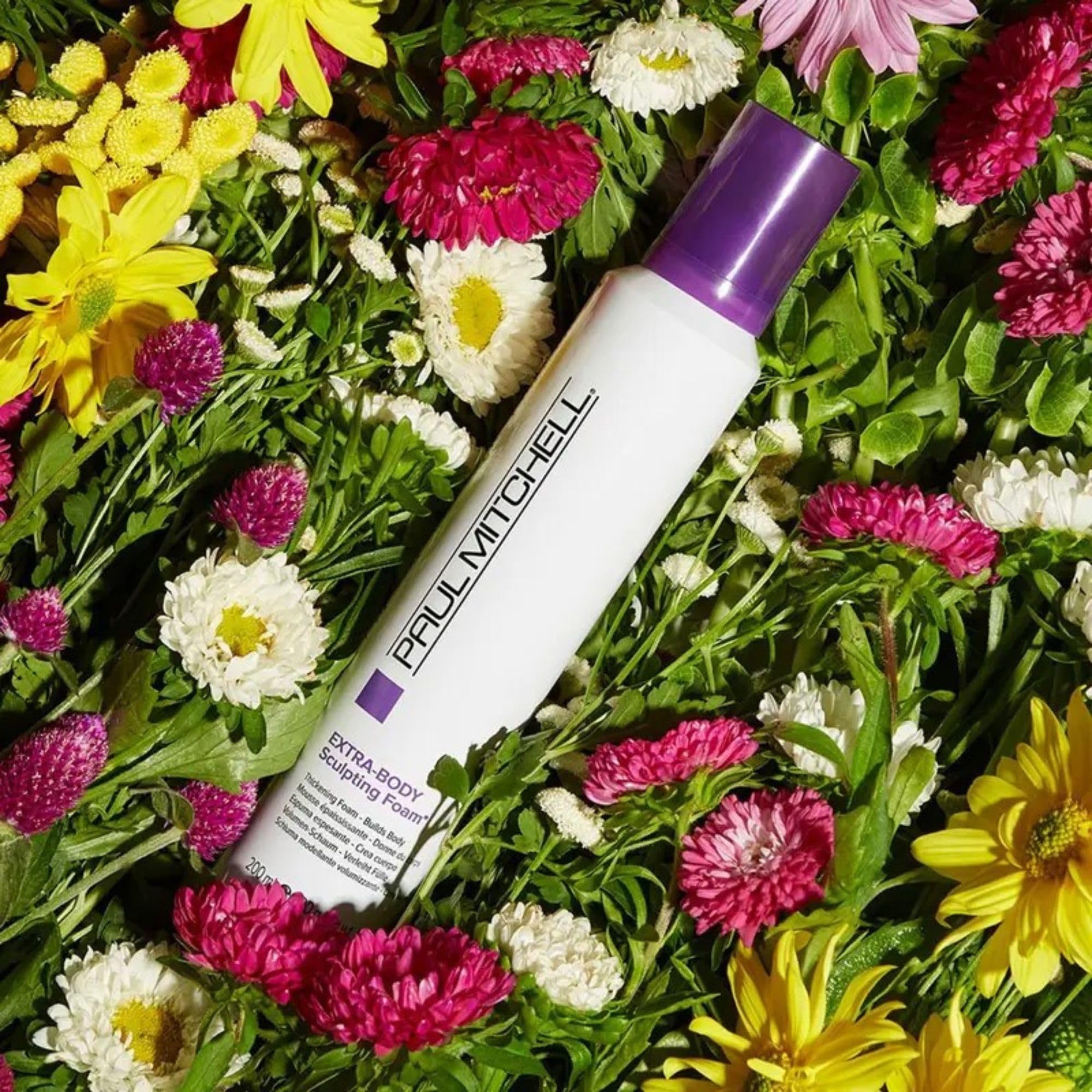 Paul Mitchell Extra-Body Sculpting Foam for Fine Hair - Volumizing & Thickening Styling Foam for Fuller, Bouncier Hair - Perfect for Daily Use & Special Occasions