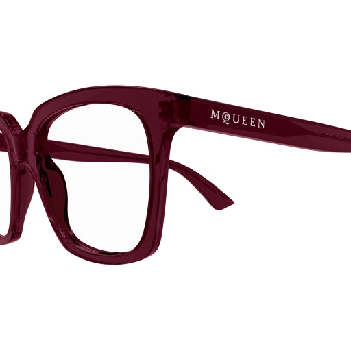 Alexander McQueen AM0513O Designer Eyeglasses for Men & Women - Stylish & Lightweight Frames for Reading, Driving & Fashion Accessories