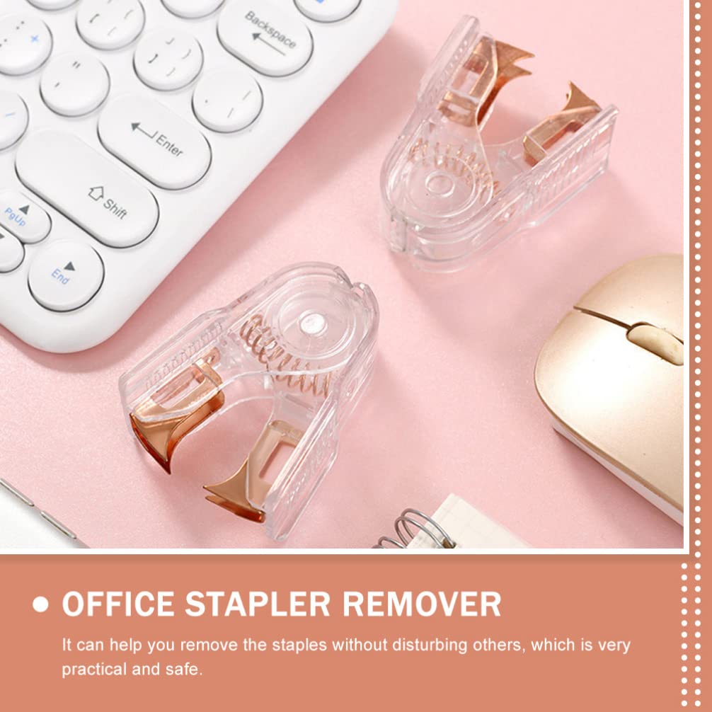 2-Pack Heavy Duty Staple Removers - Ergonomic Office Stapler Puller for Paper Clips, Staples & Nails - Essential Desk Accessories for Office, School & Home Workspace Organization