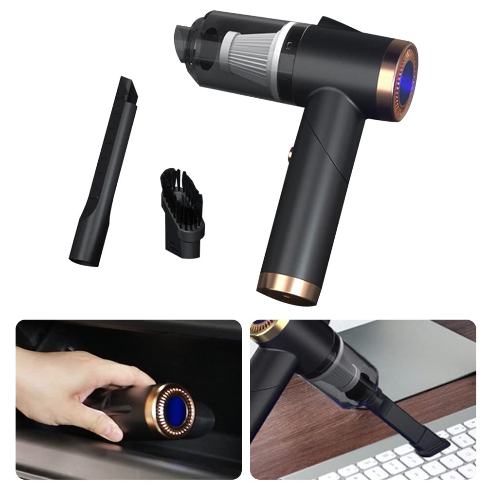 BOHISEN 120W Cordless Car Vacuum Cleaner - 9000PA Rechargeable for Car, Home & Pet Cleaning