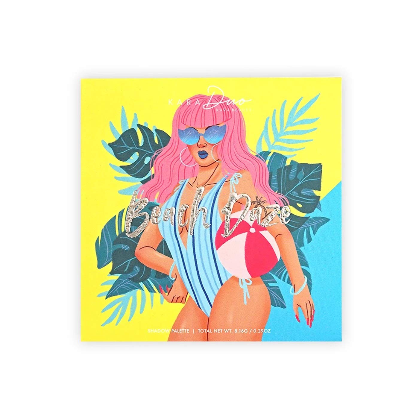 Kara Beauty Beach Daze Eyeshadow Palette - 18 Highly Pigmented Shades, Waterproof & Long Lasting - Perfect for Summer Makeup, Beach Vacations & Party Looks