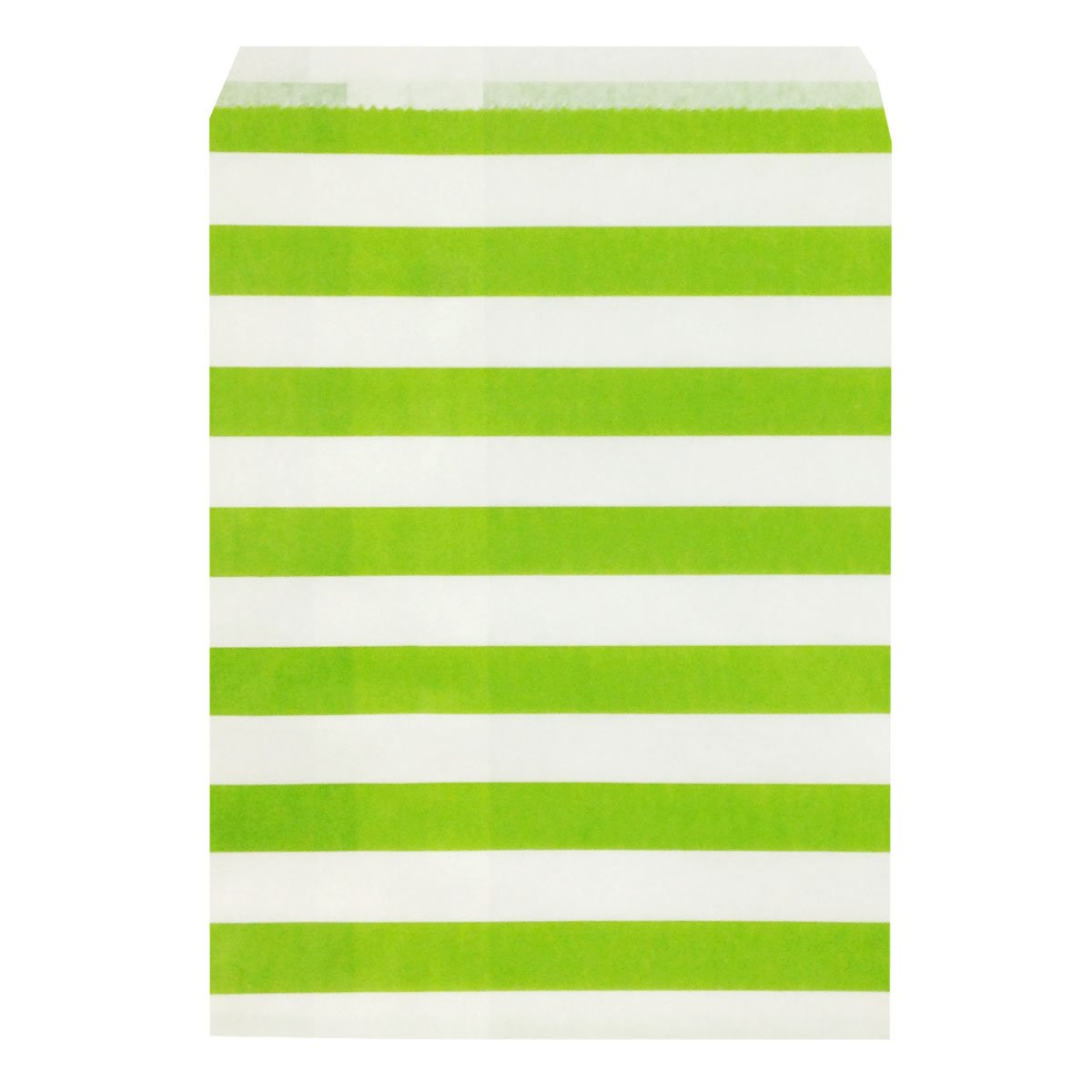 Wrapables Horizontal Favor Bags - Lime Green (Set of 25) - Perfect for Party Favors, Wedding Gifts & Baby Showers